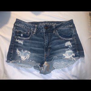 american eagle jean shorts